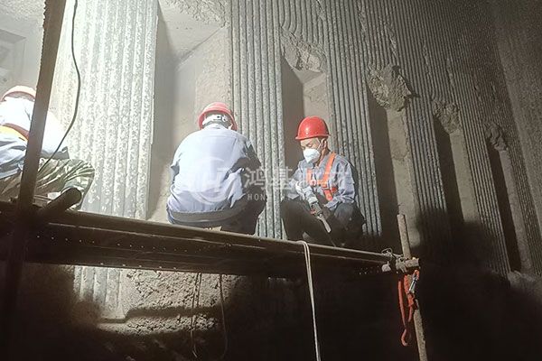 電廠鍋爐內襯拆除